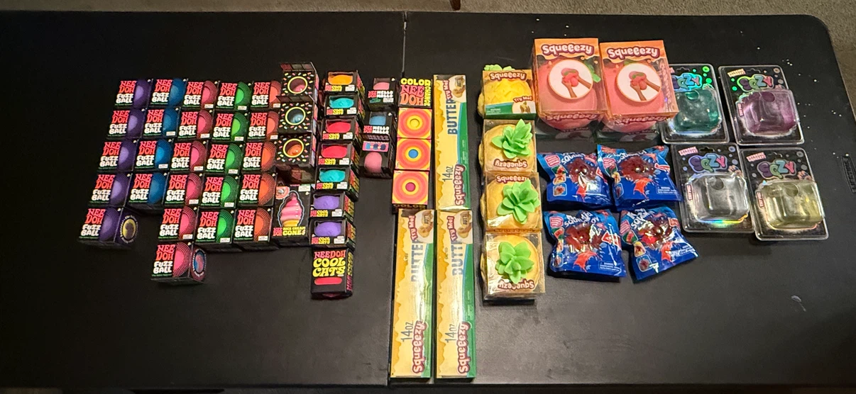 Nee-doh and Sunny Days Squishy Mega Lot