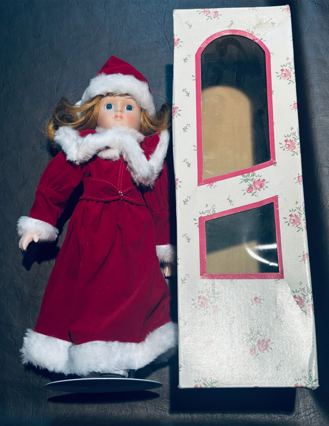 Vintage Porcelain Christmas Doll - photo 5