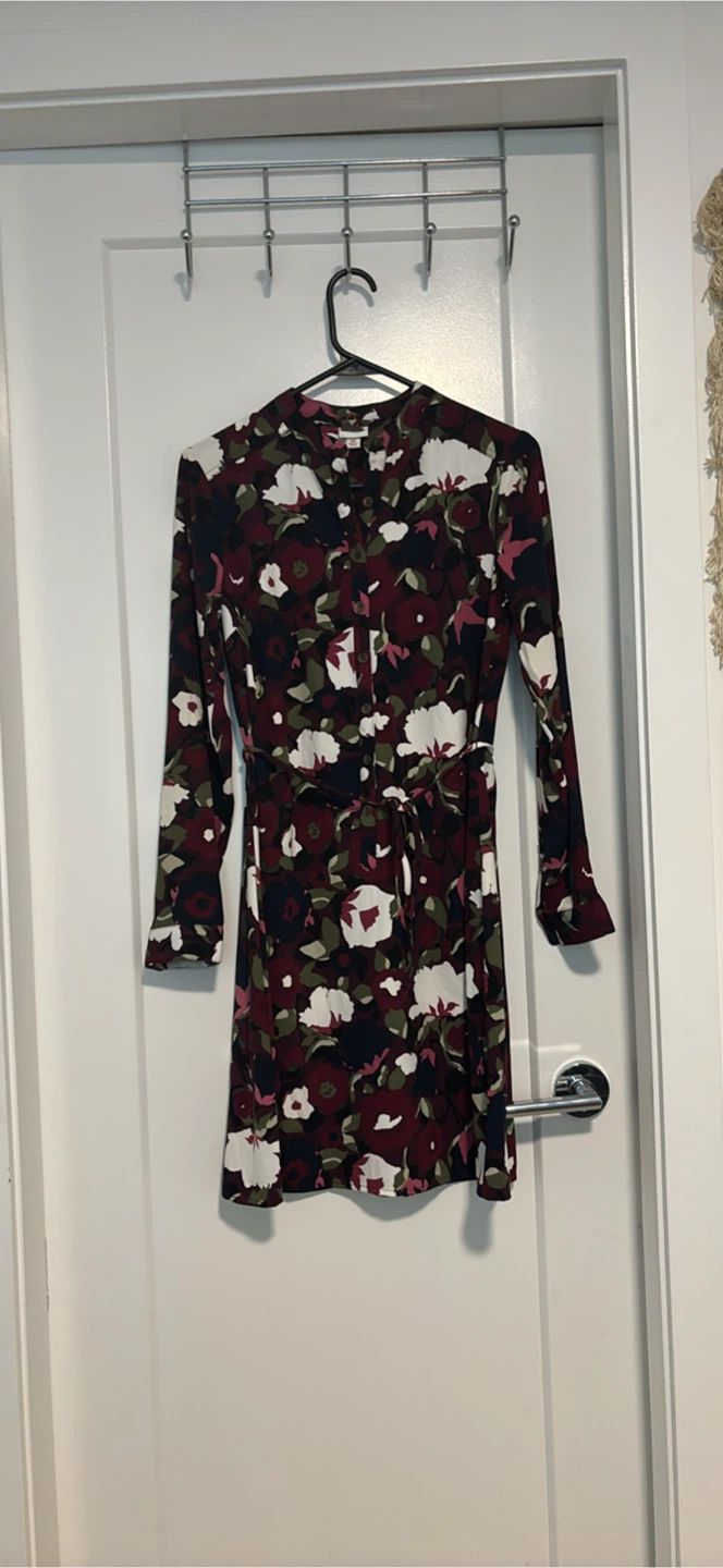 Women's Floral Shirt Dress - photo 2