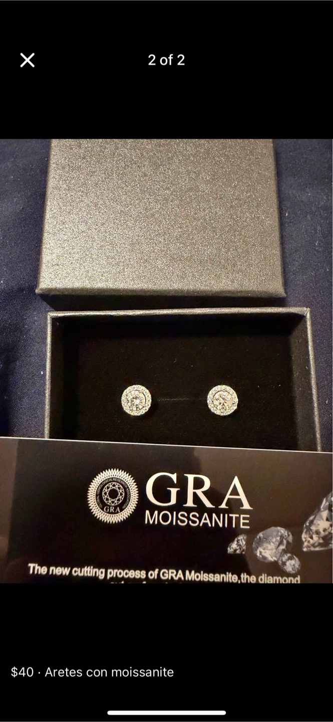 GRA Moissanite Earrings