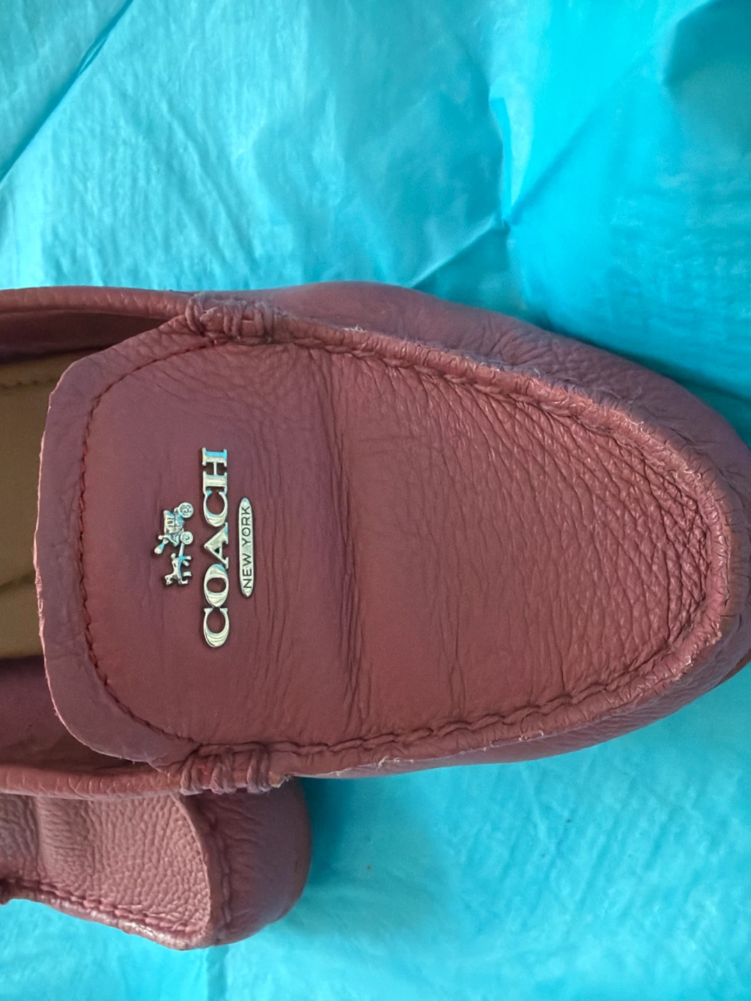 Coach Pink Leather Driving Moccasins - photo 2
