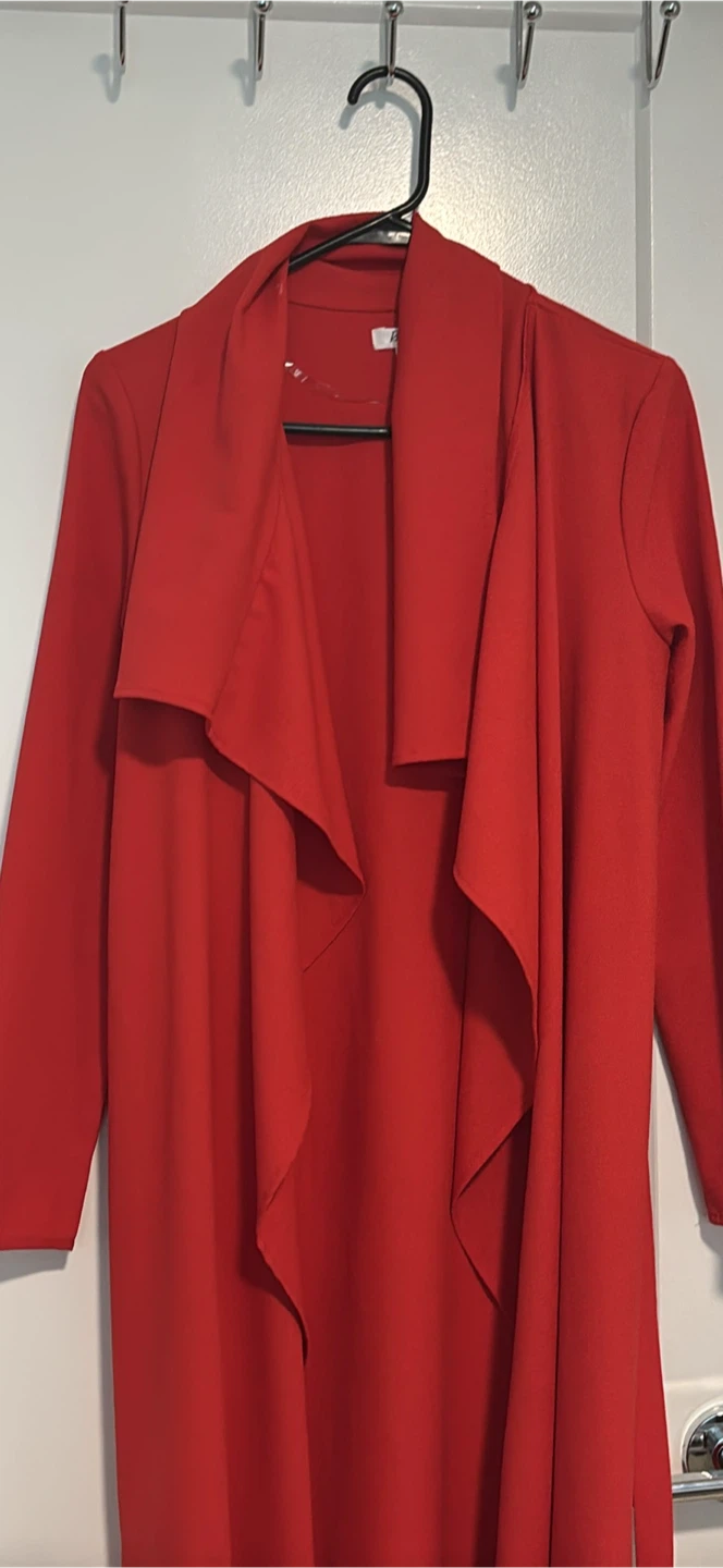 Red Waterfall Cardigan - photo 2