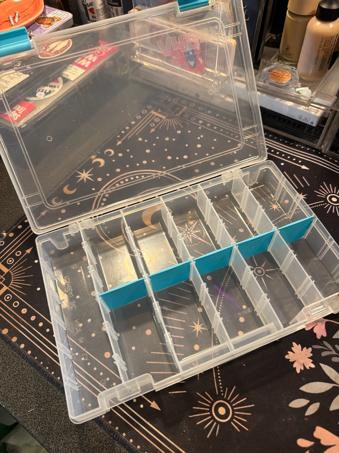 Clear Plastic Compartment Storage Box Organizer - photo 2