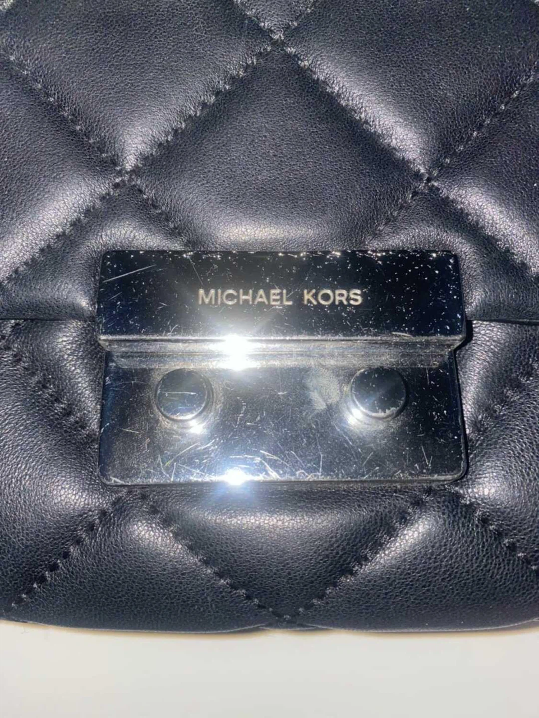 Michael Kors Sloan Quilted Messenger Bag - Black - photo 3