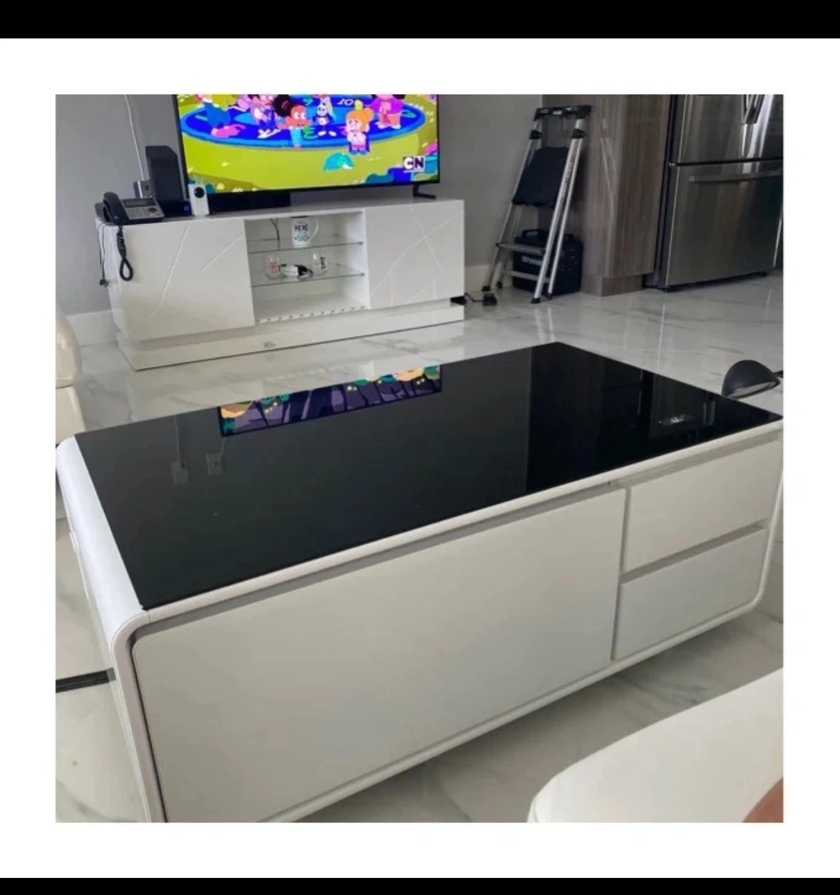 Sobro Smart Coffee Table with Refrigerator and Bluetooth Speaker - photo 4
