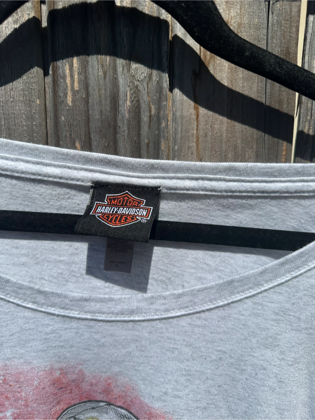 Harley-Davidson T-Shirt Skull & Roses Graphic Tee - photo 2