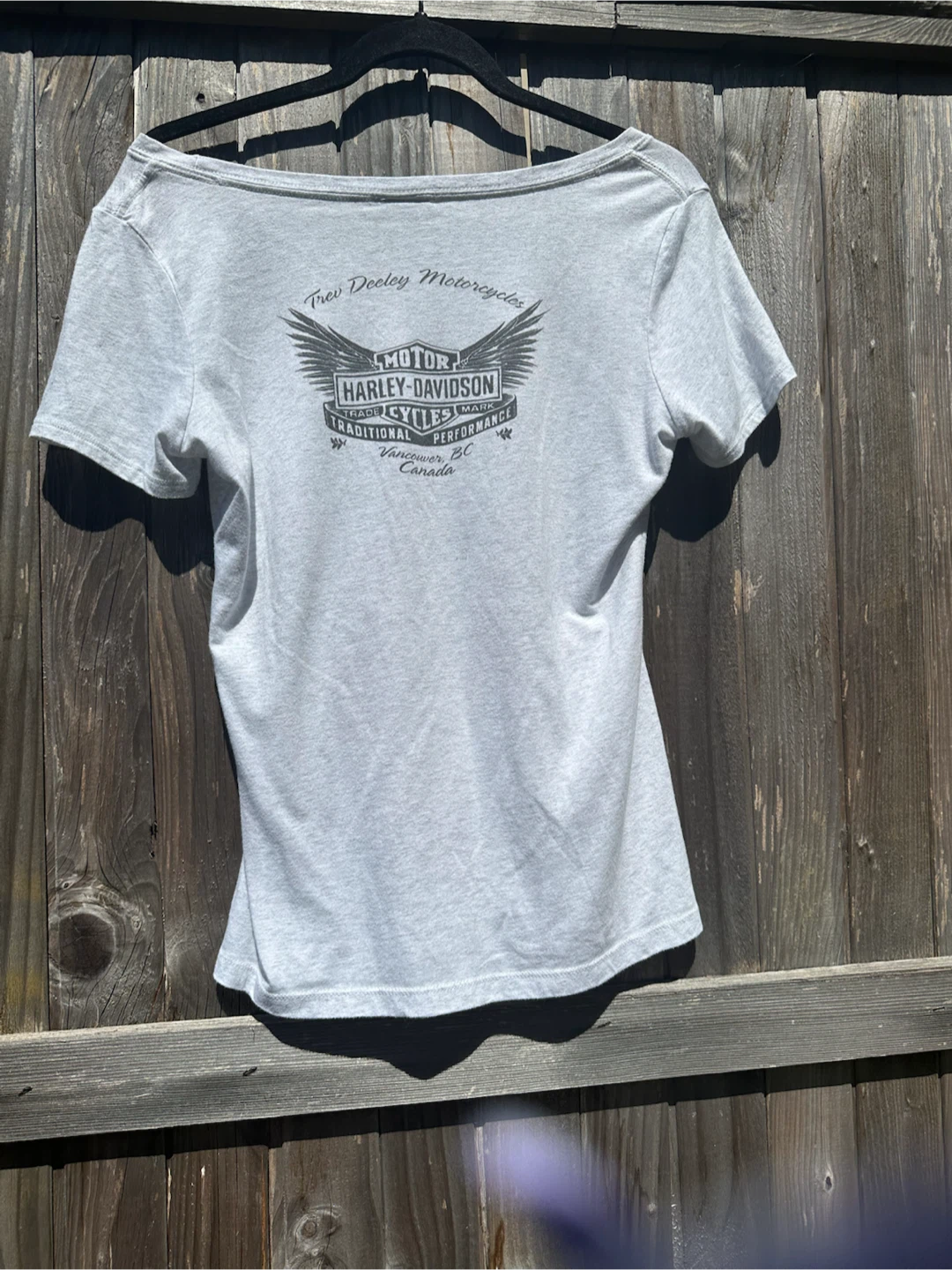 Harley-Davidson T-Shirt Skull & Roses Graphic Tee - photo 3
