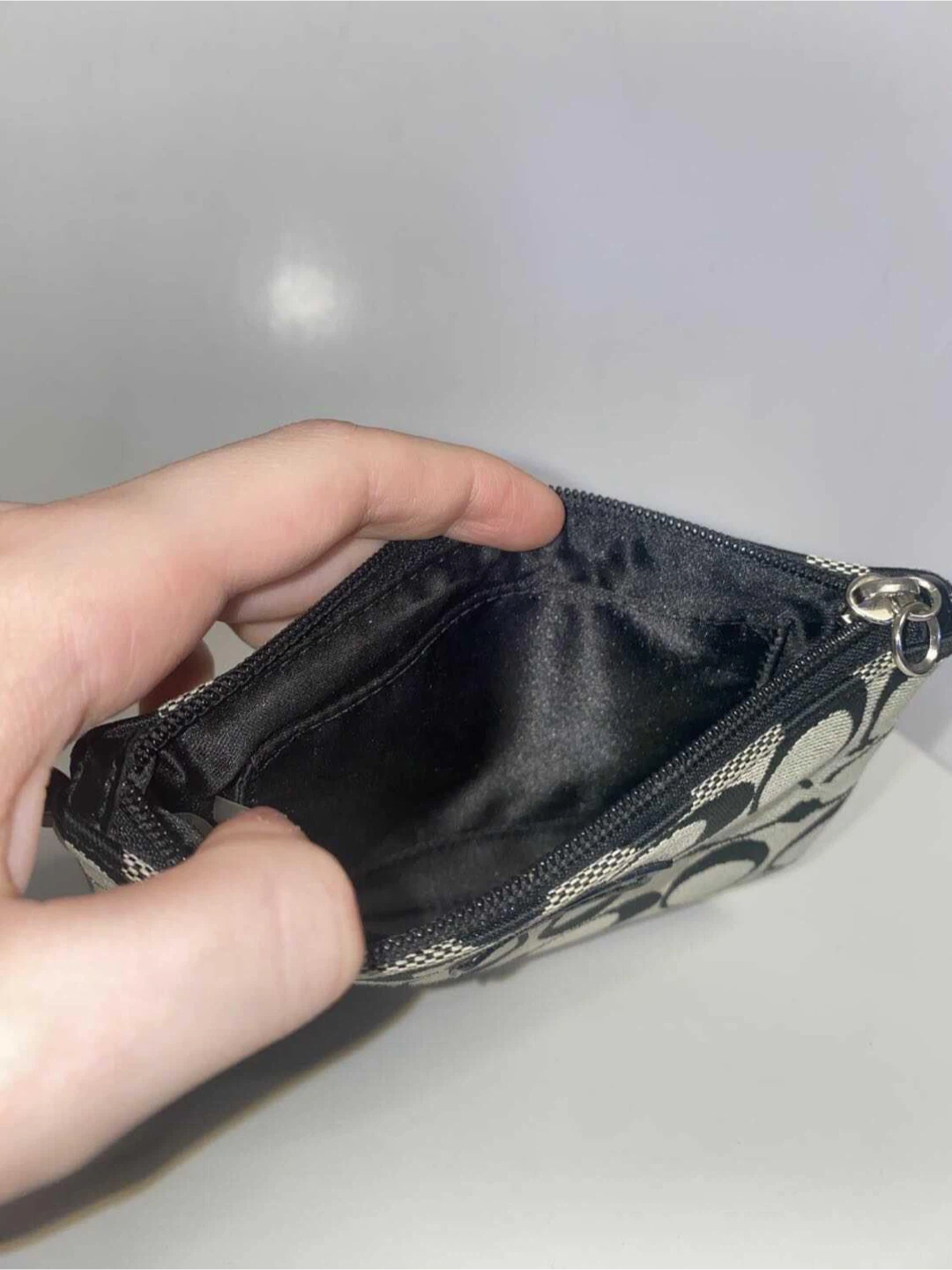 Coach Signature C Monogram Wristlet Pouch - photo 3