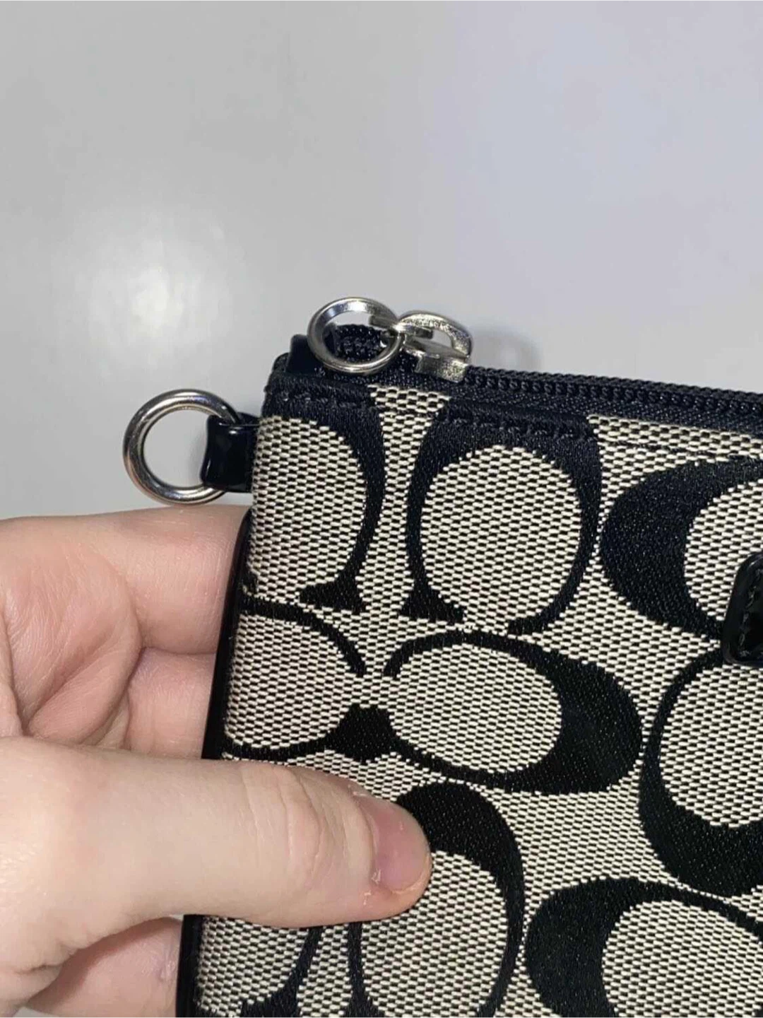 Coach Signature C Monogram Wristlet Pouch - photo 2