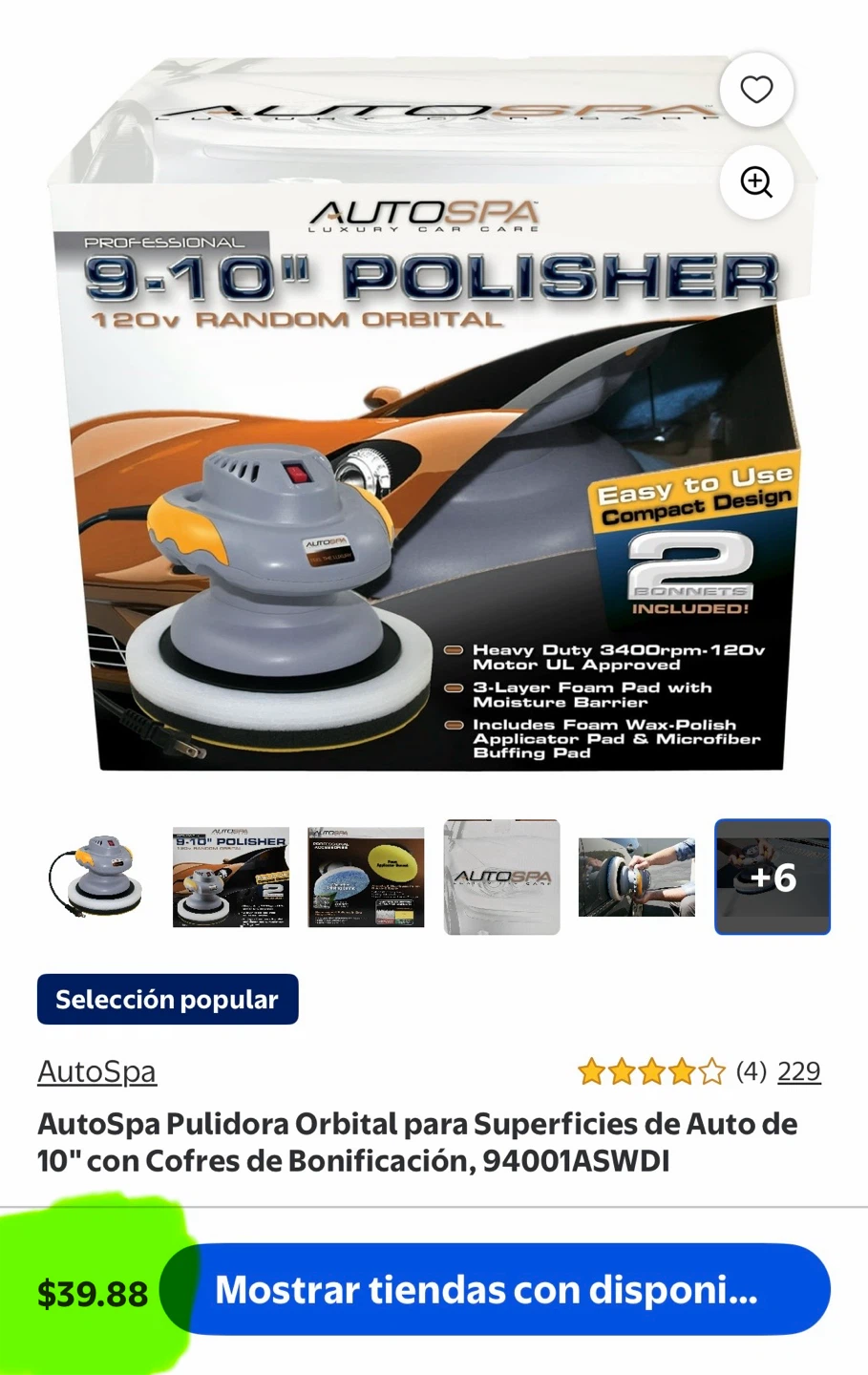 AutoSpa 9-10" Random Orbital Polisher - photo 3