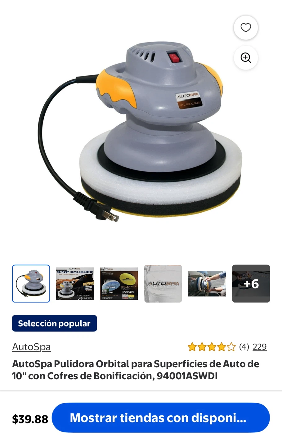 AutoSpa 9-10" Random Orbital Polisher - photo 4