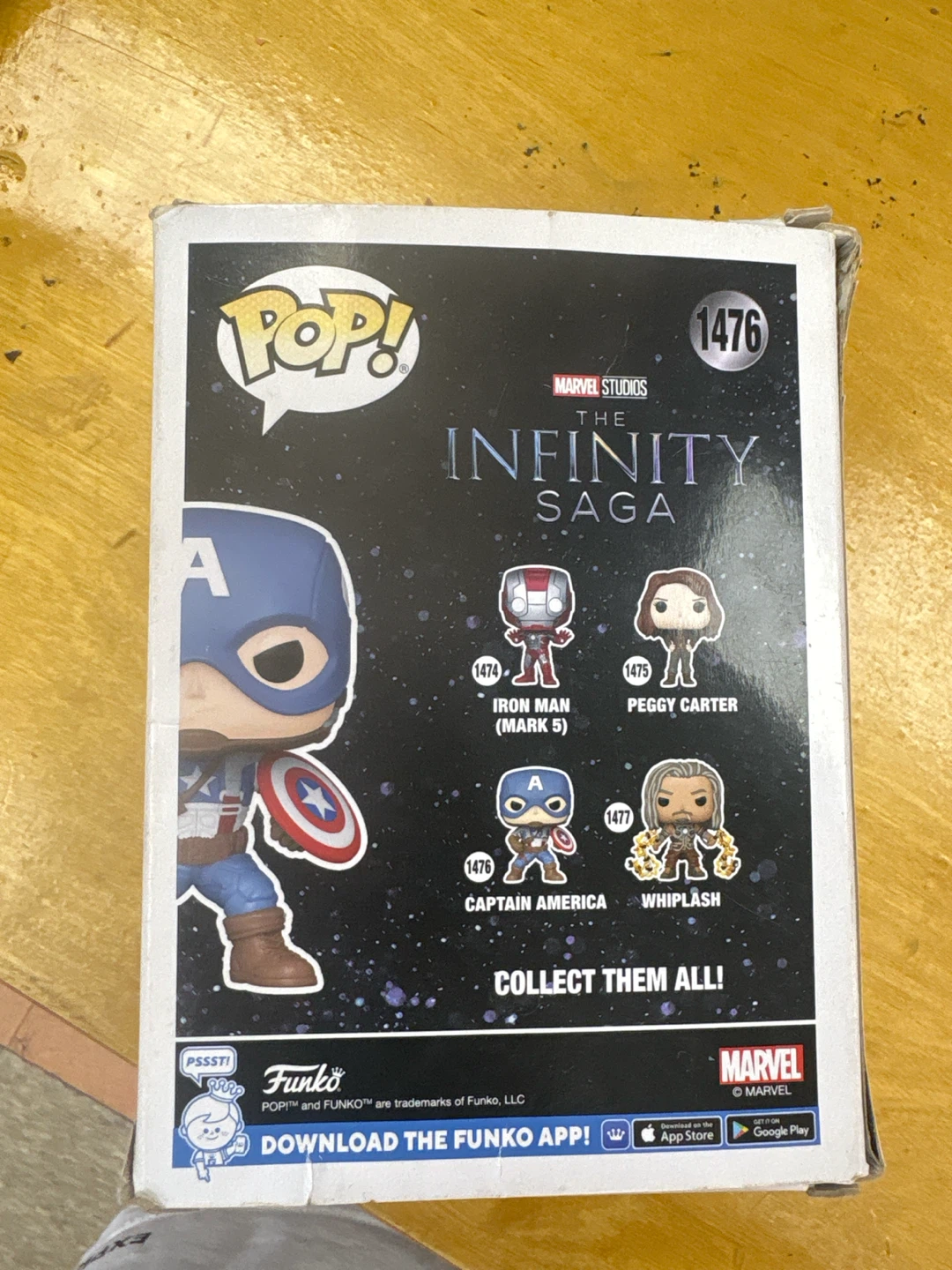 Funko Pop Captain America Infinity Saga 1476 Marvel Vinyl Figure - photo 2