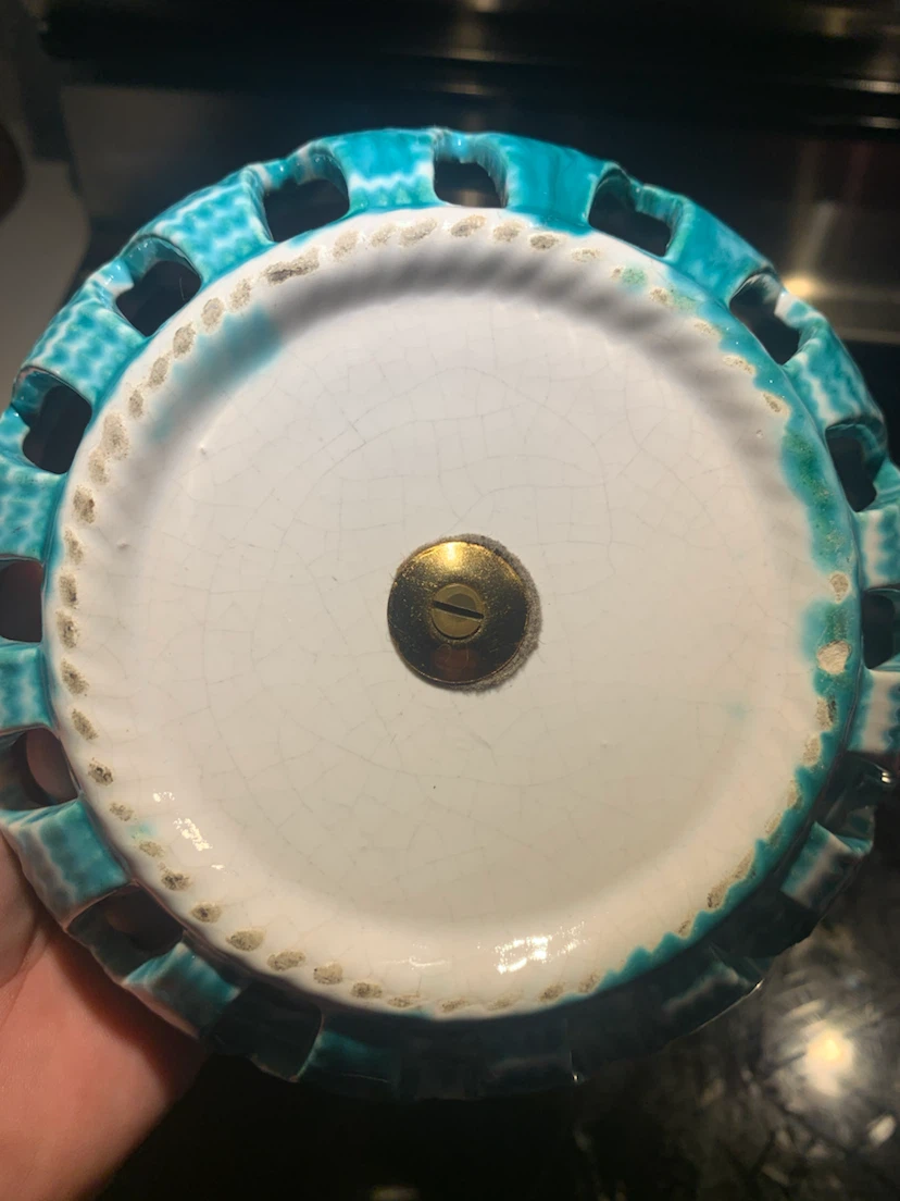 Decorative Ceramic Candy Dish with Handle - photo 2
