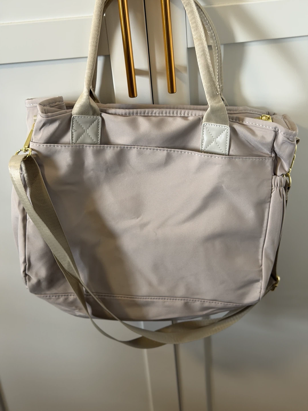 Beige Nylon Tote Bag - photo 3