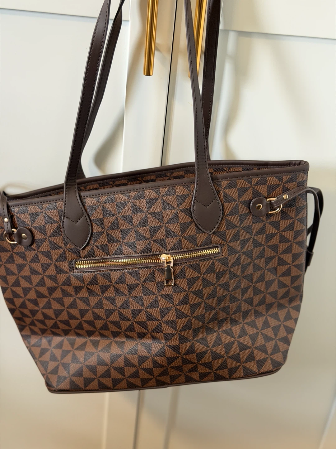 Brown Monogram Tote Bag - photo 3