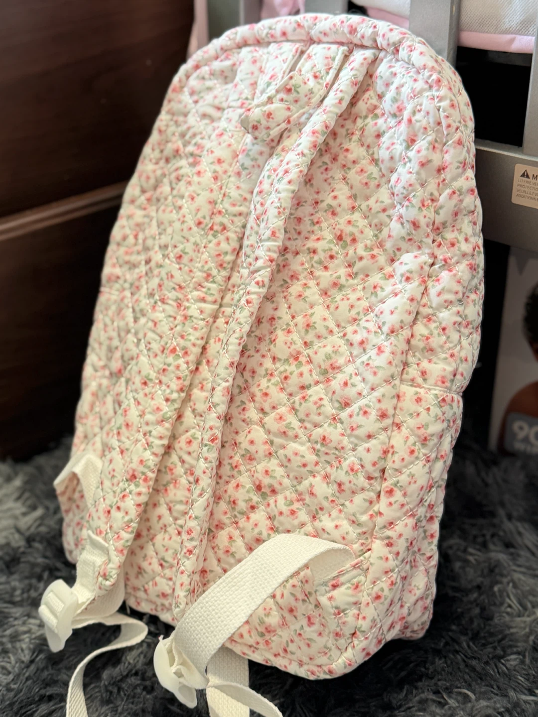 Moon Nude Floral Quilted Backpack - photo 3