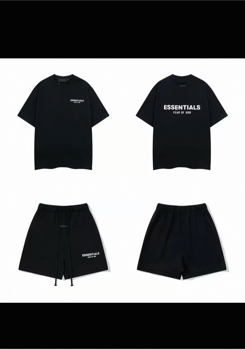 ESSENTIALS Fear of God T-Shirt and Shorts Set - photo 2