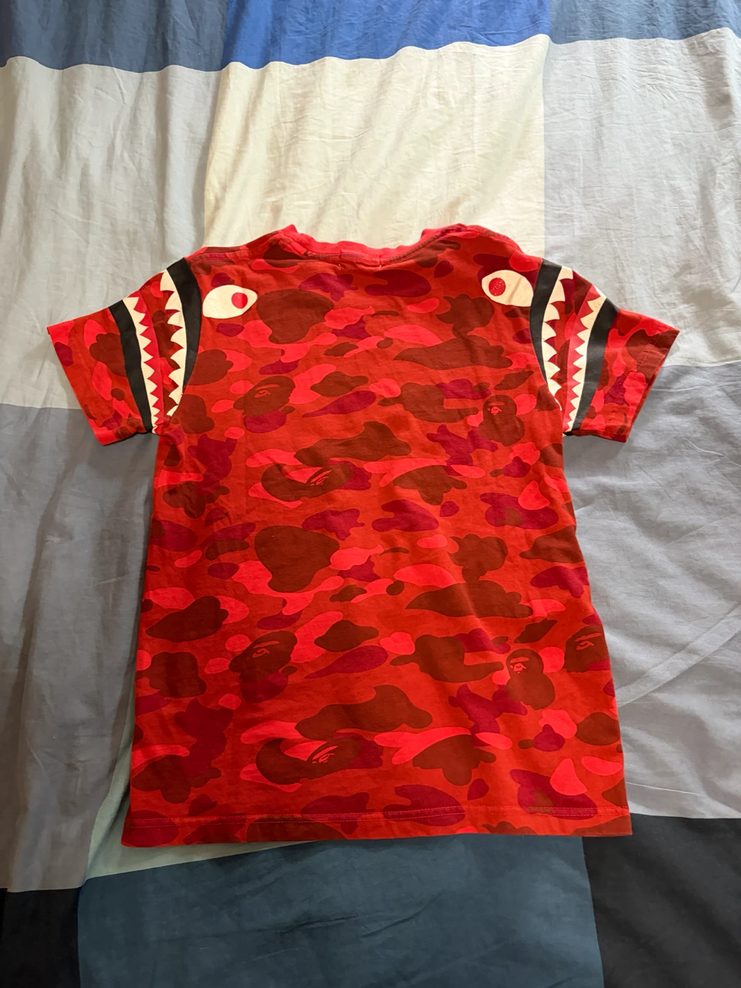 A Bathing Ape Camo Shark Tee - photo 2