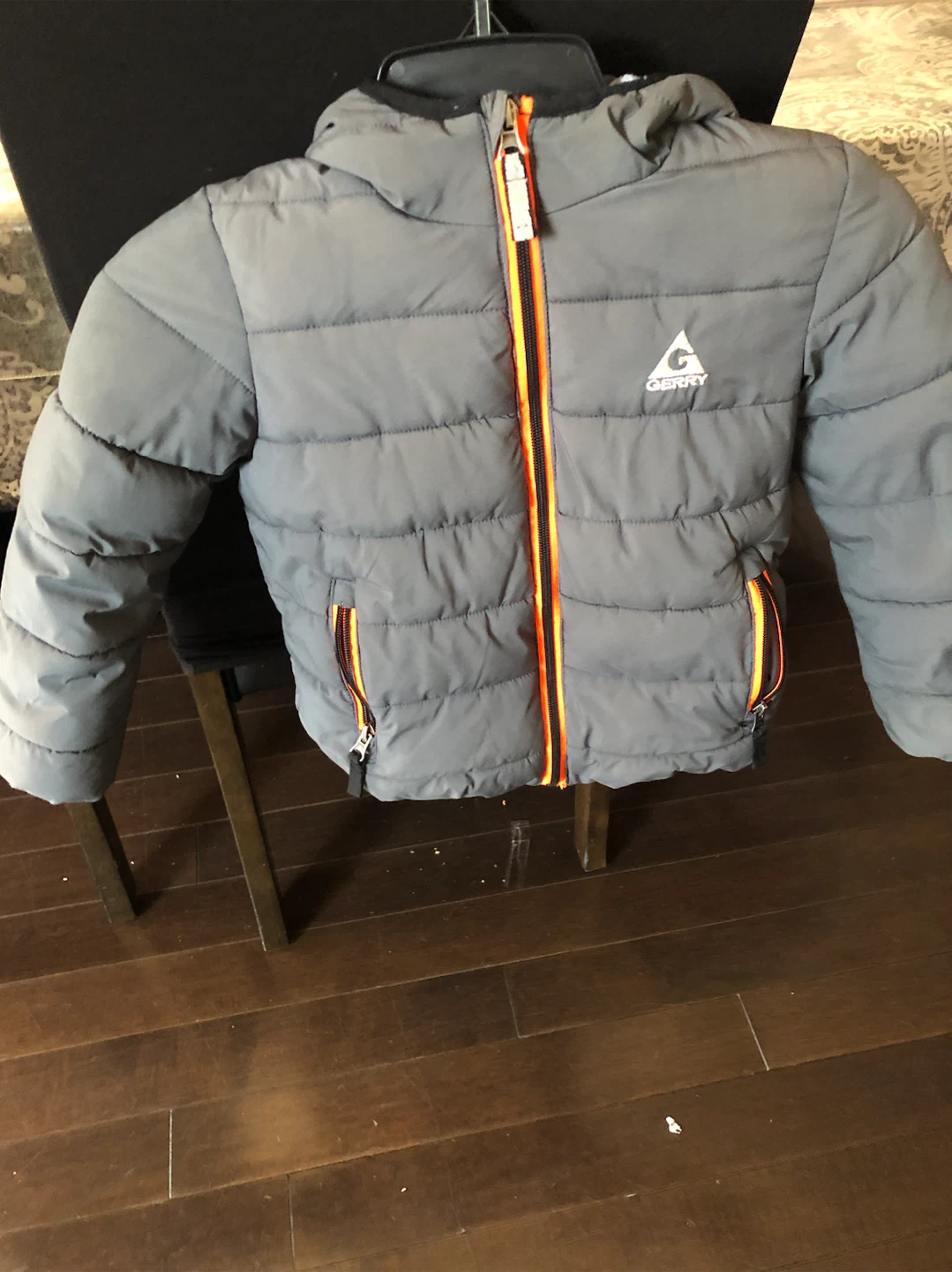 Gerry Kids Puffer Jacket Size 5 Blue or grey