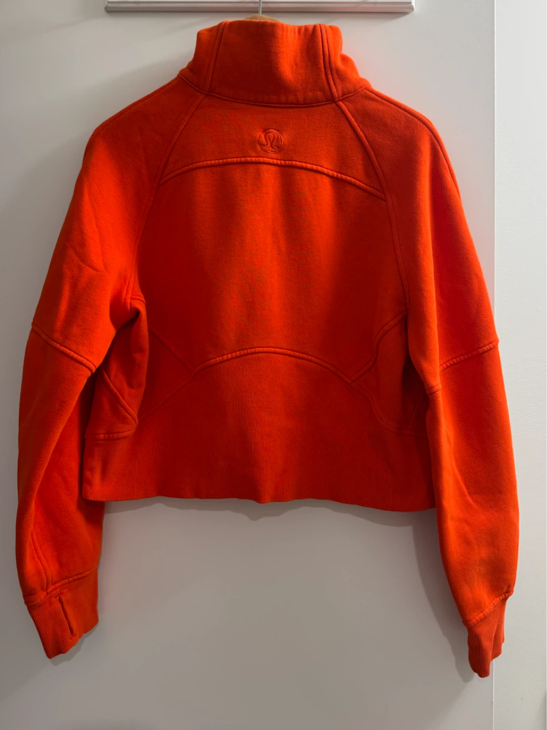 Lululemon Scuba Oversized Half Zip Hoodie Red Orange XS/S - photo 2