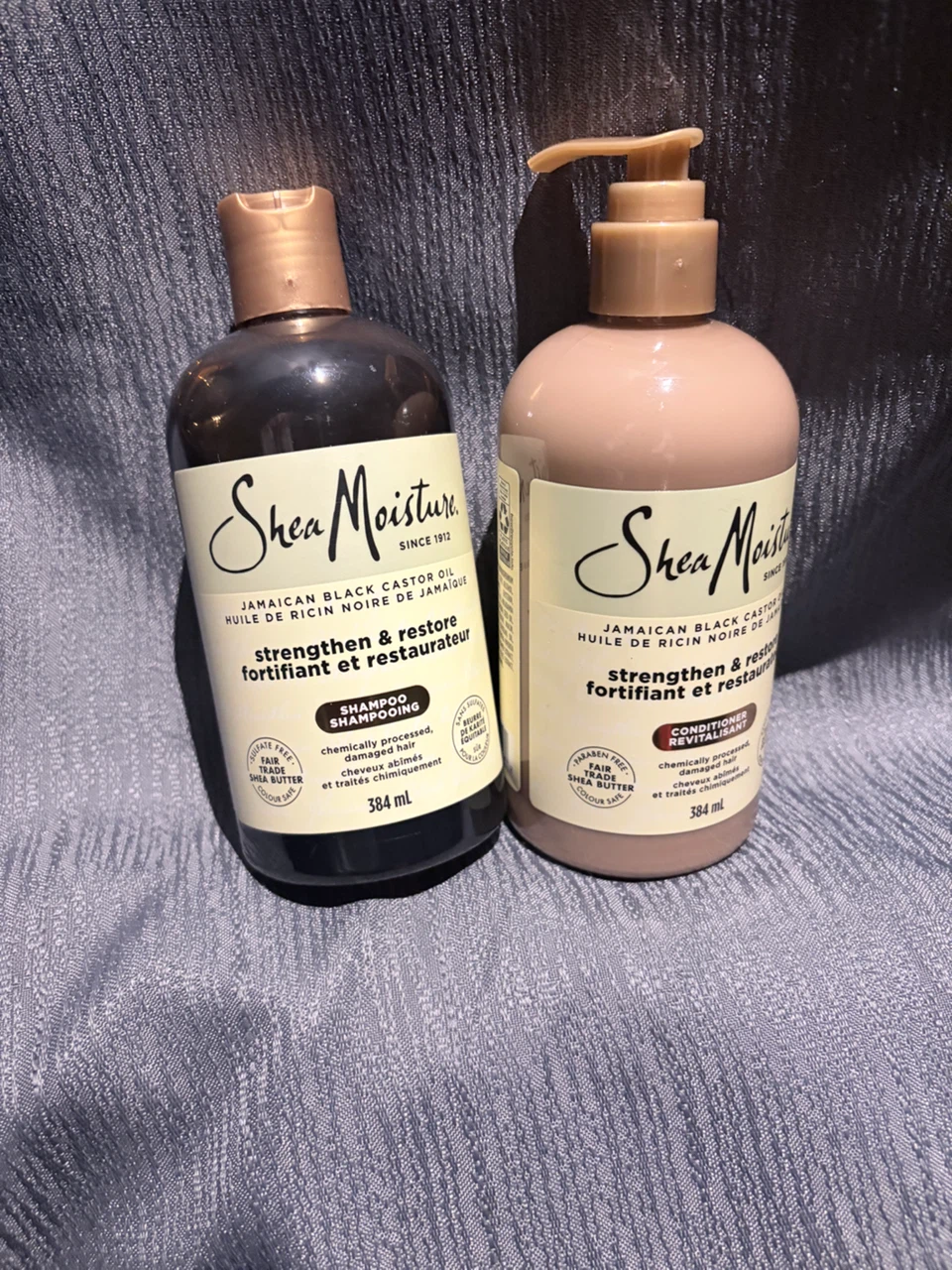 Shea Moisture Jamaican  Castor Oil Shampoo & Conditioner Set