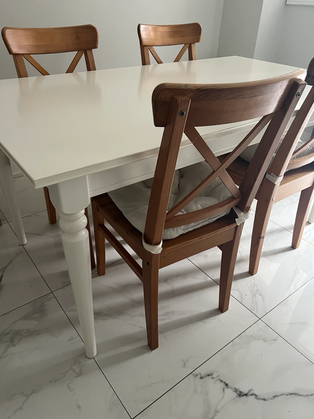 Extendable ikea table (Rosentorp table retails for $500) - photo 2