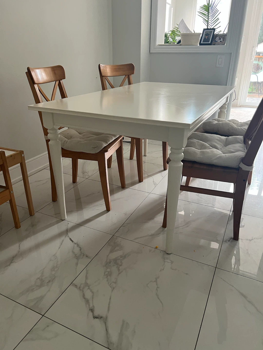 Extendable ikea table (Rosentorp table retails for $500) - photo 4