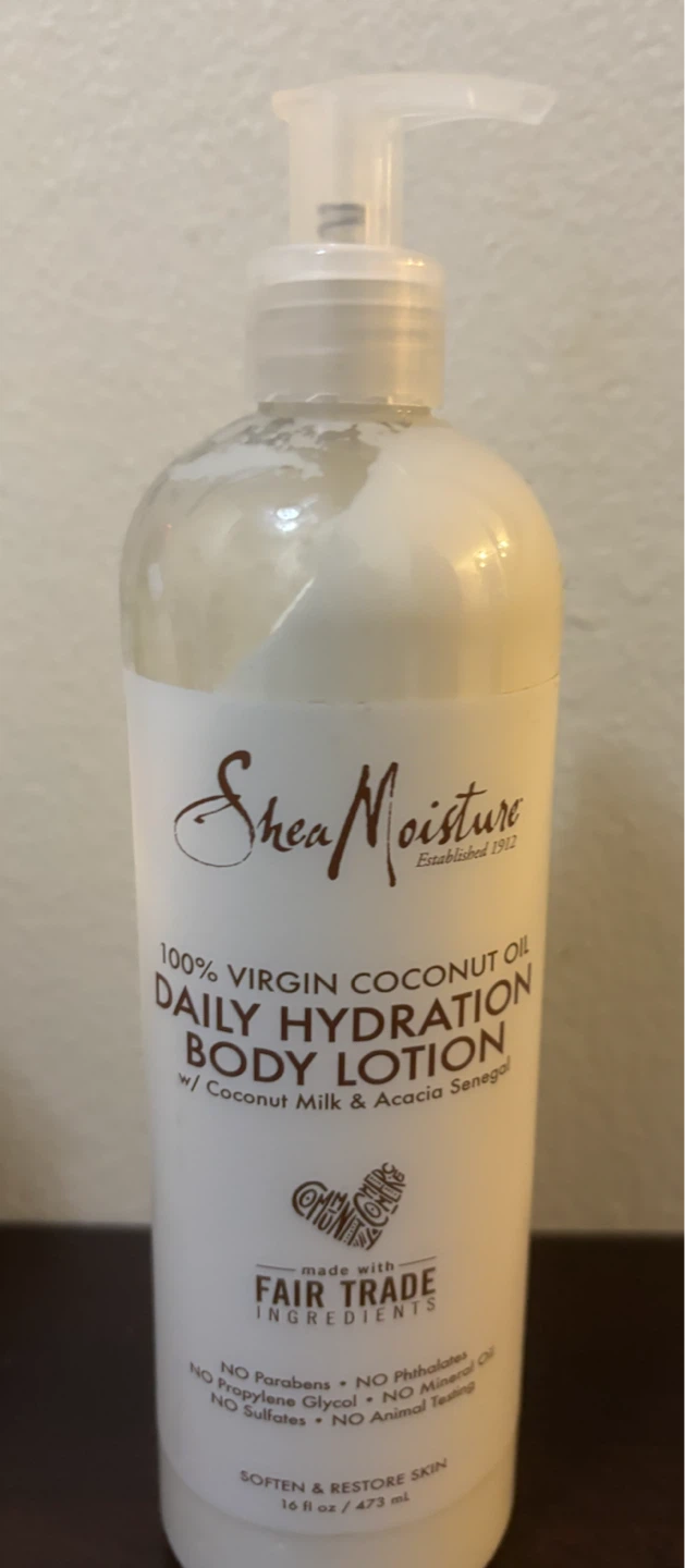 NEW-Shea Moisture Coconut Oil Daily Hydration Body Lotion 16 oz