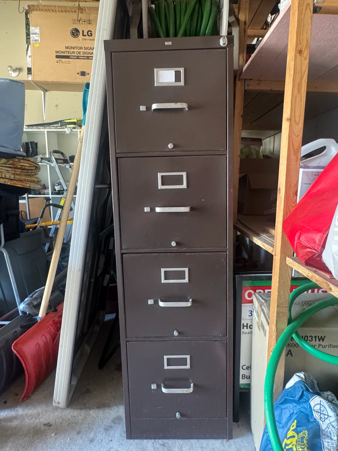 Four Drawer Metal Filing Cabinet