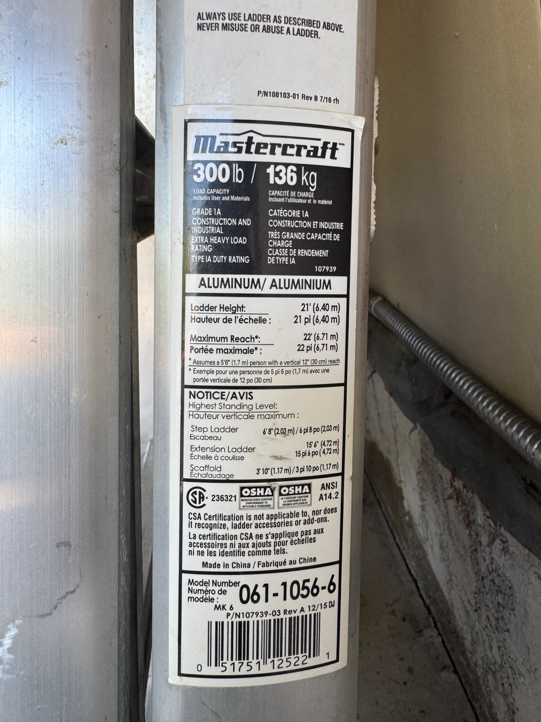 Mastercraft Multi-Use Telescopic Ladder - photo 2