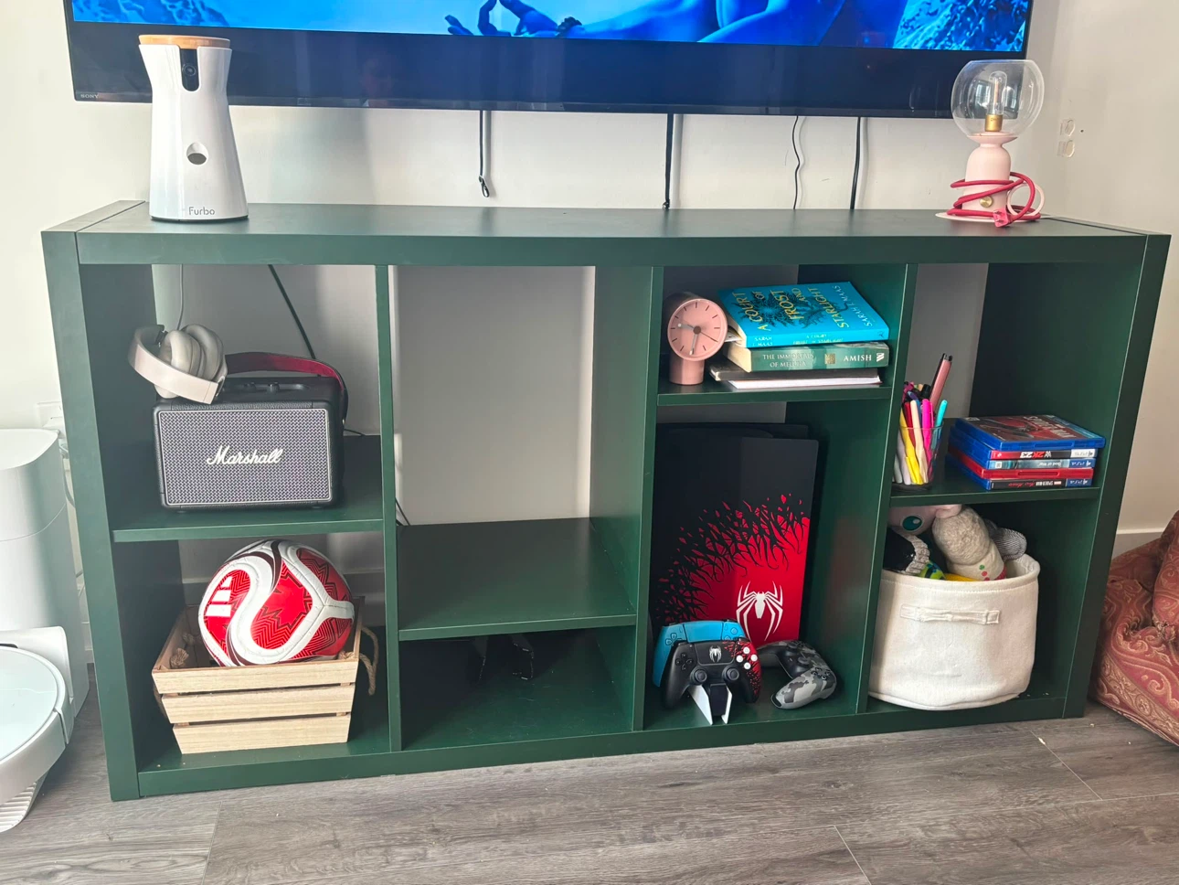 IKEA KALLAX Shelf Unit - Dark Green