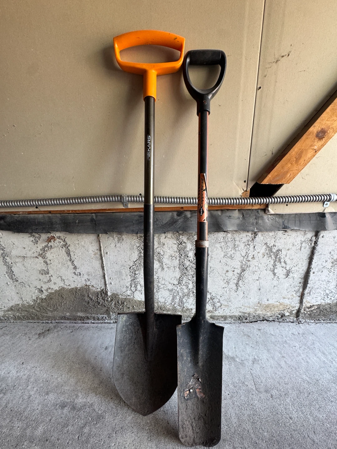 Fiskars and Copperhead Shovels