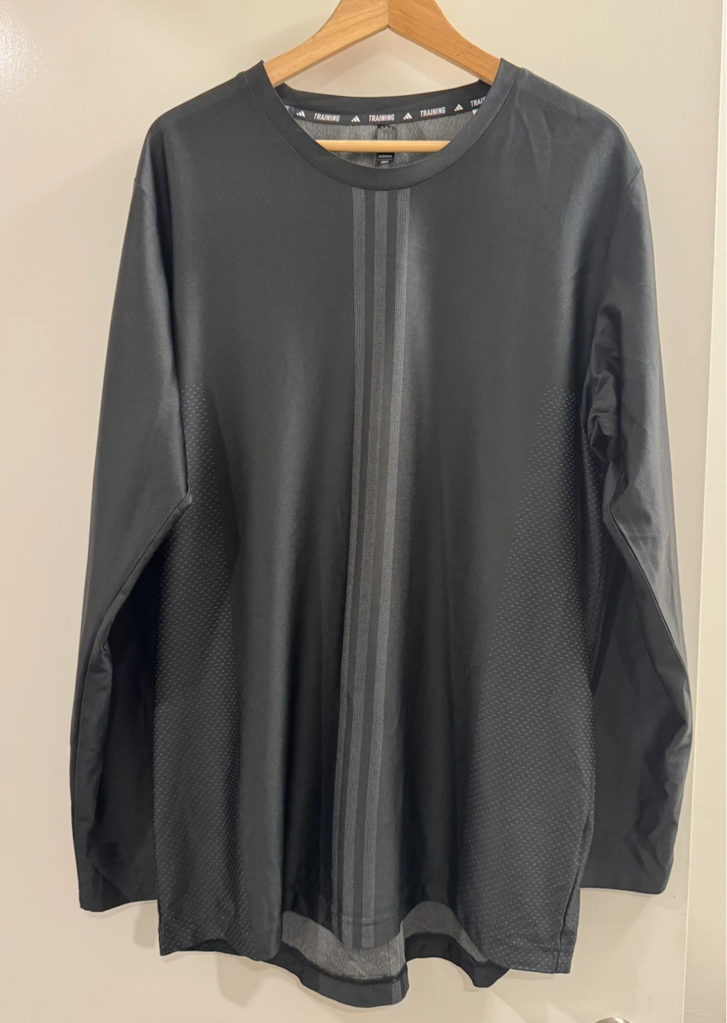 Adidas AeroReady Long Sleeve Shirt Men's L Black Reflective