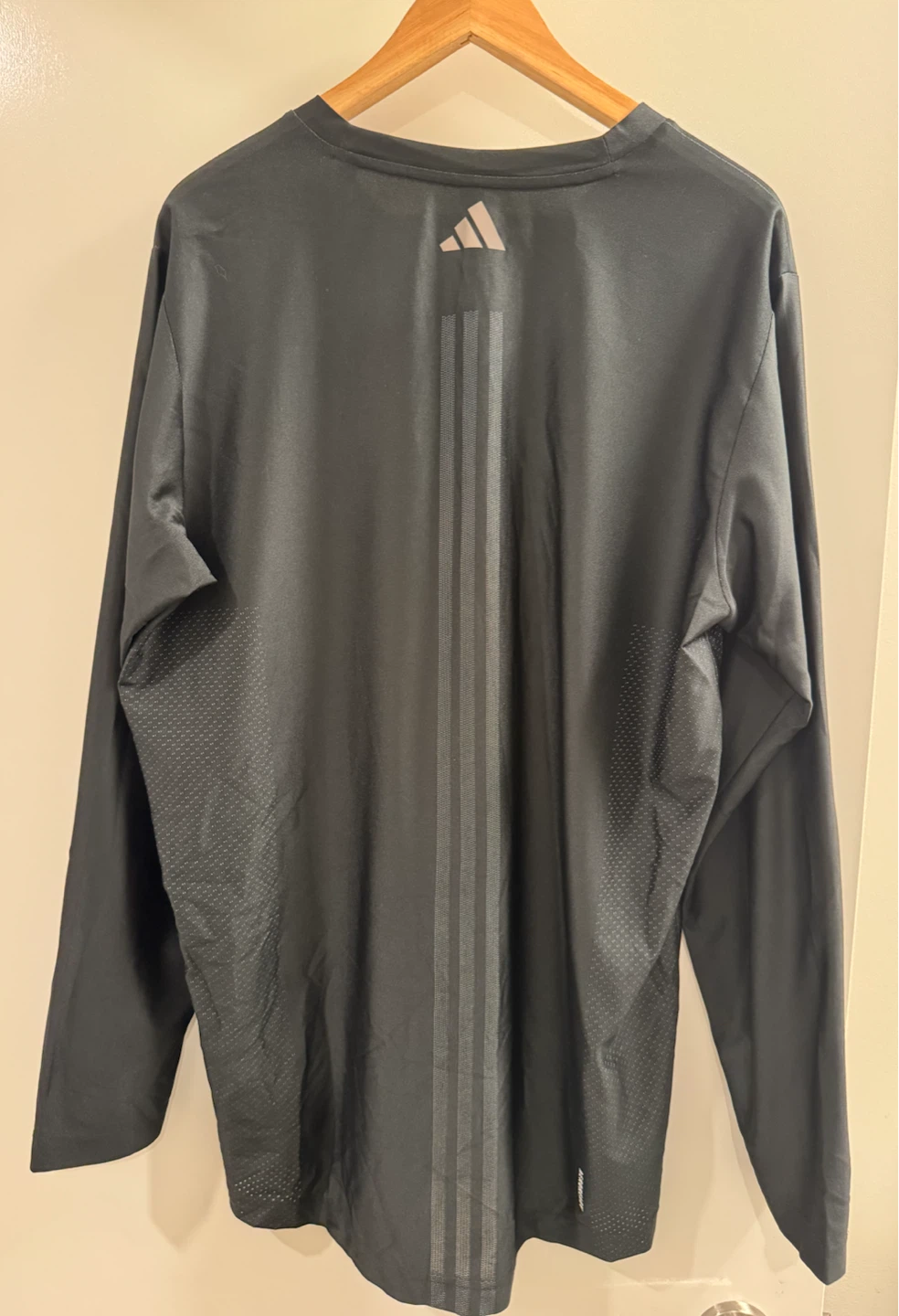 Adidas AeroReady Long Sleeve Shirt Men's L Black Reflective - photo 2