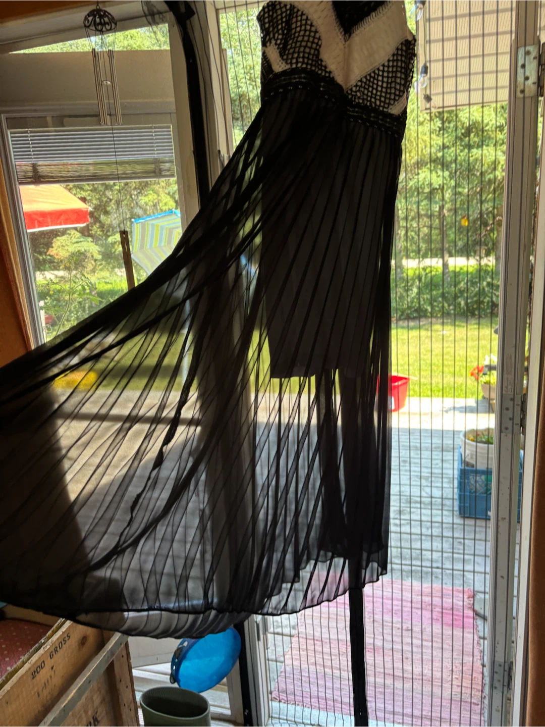 Guess Black Pleated Maxi Dress - photo 2