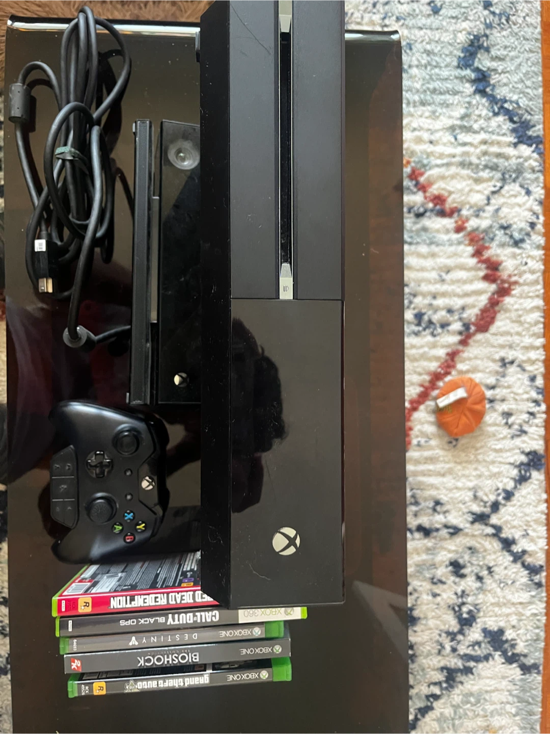 Xbox One Console with Controller and Games