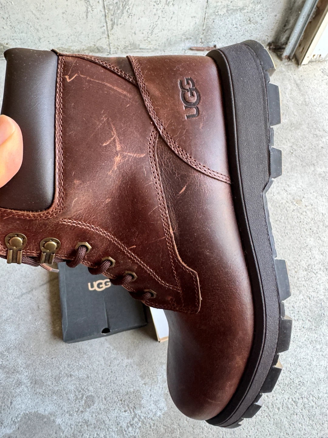 UGG M Stenton Waterproof Leather Boots - Size 8 - photo 2