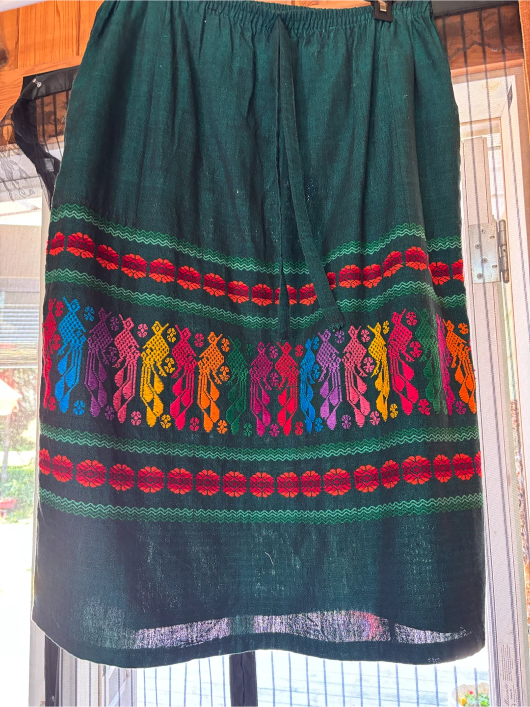 Green Embroidered Maxi Skirt - photo 2