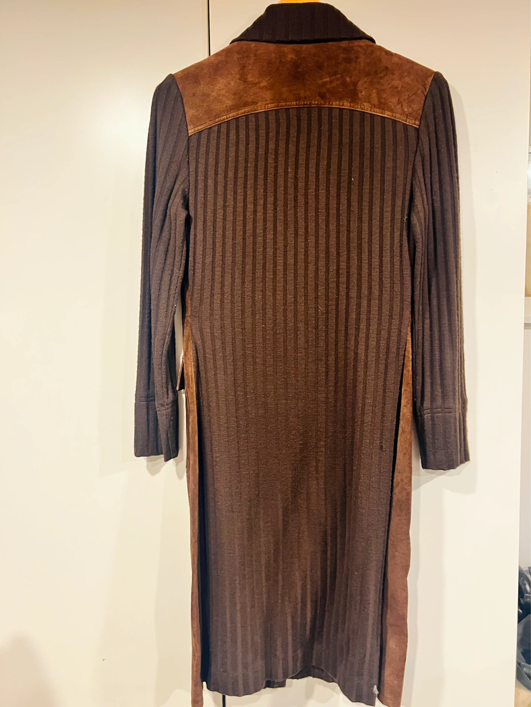 Mango Brown Suede and Knit Jacket - photo 2