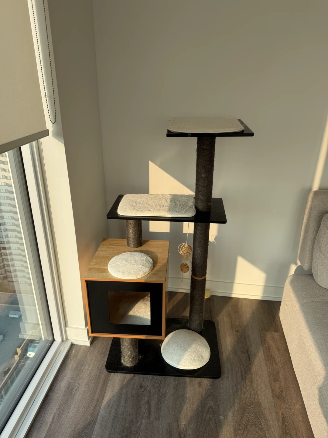 Modern Wooden Cat Tree | Cat Condo | Pickup Only - photo 2