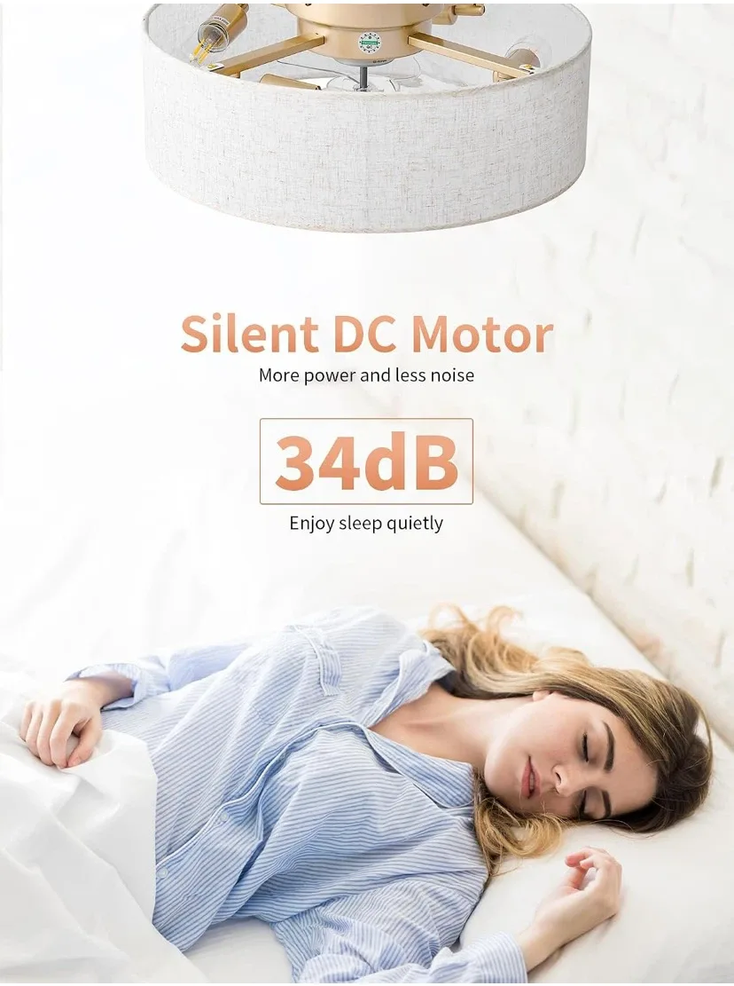 BNIB Boho Ceiling Fan With Lights and Remote - photo 3