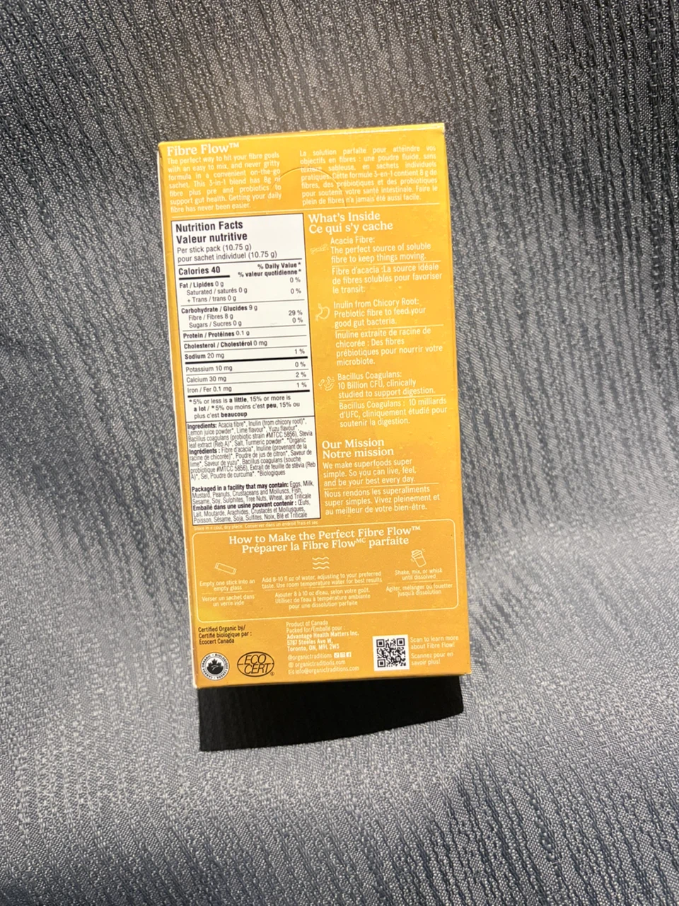 Organic Traditions Fibre Flow 75g - photo 2