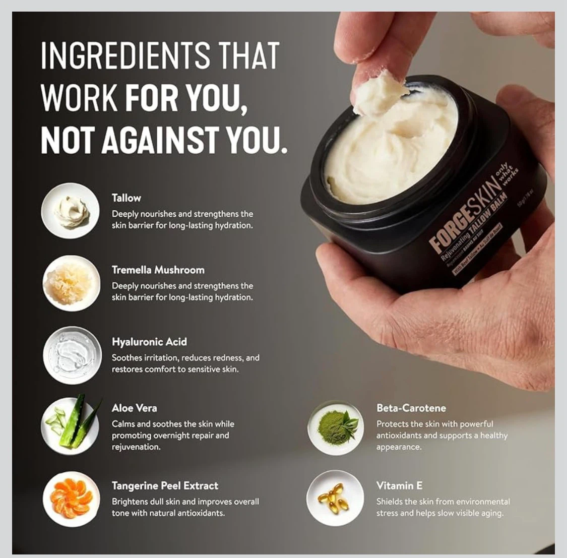 FORGESKIN Rejuvenating Tallow Balm with Beef Tallow - photo 3