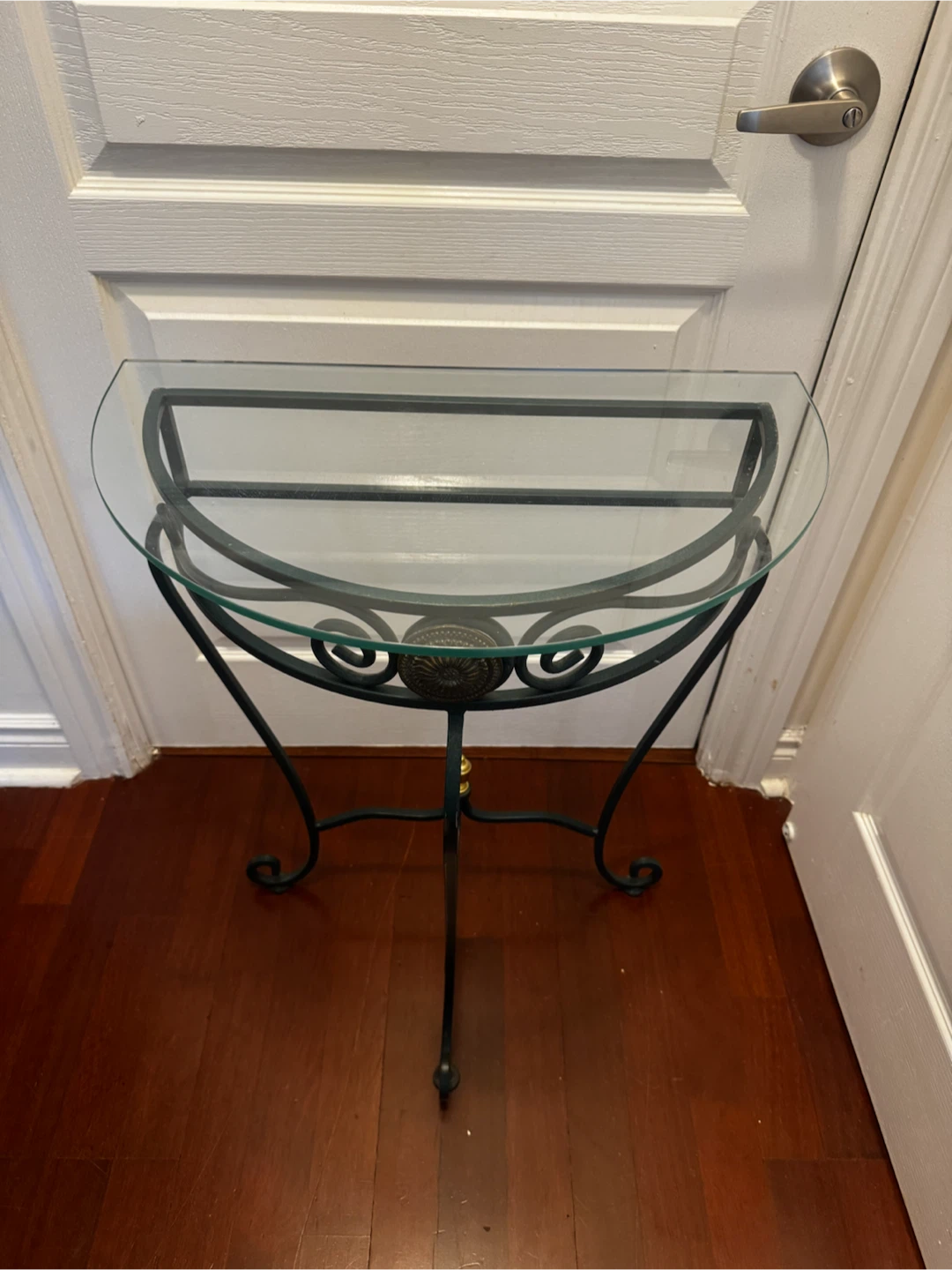 Console Table with Glass Top - photo 2