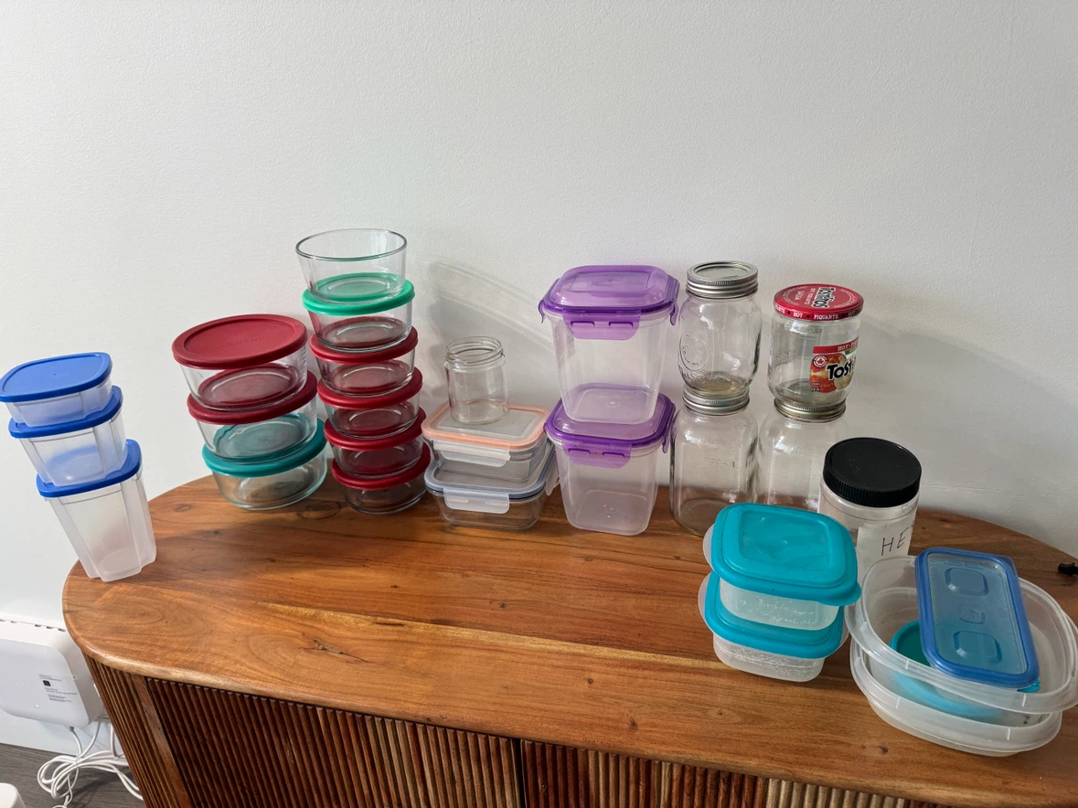 Assorted Food Storage Containers Bundle – Glass & Plastic - photo 3