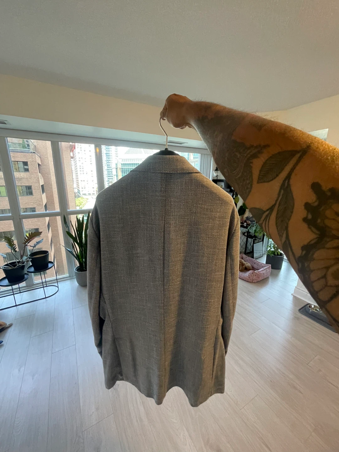 [New] Reiss Aphrodite Slim Fit Blazer | Size 42R | Soft Blue - photo 3
