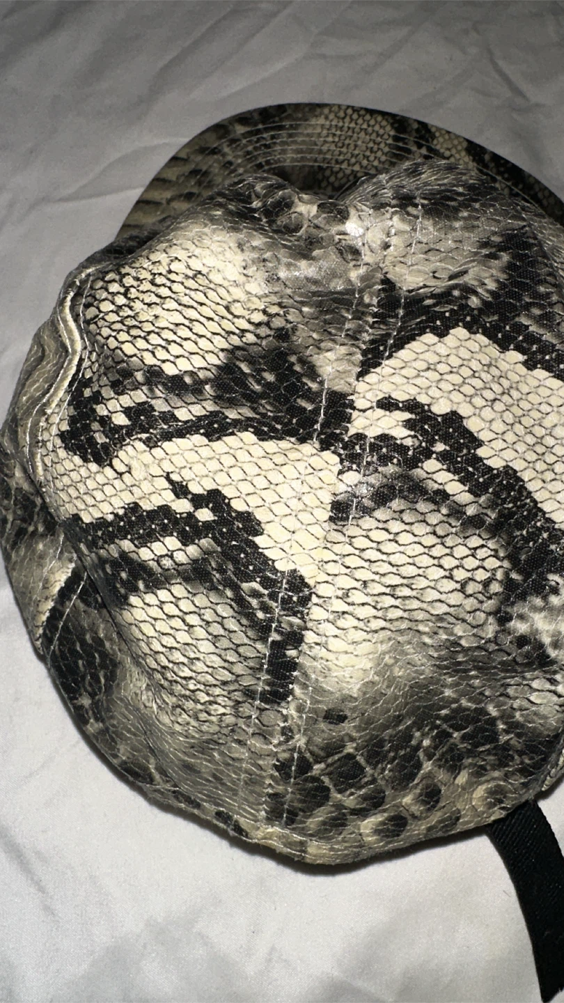 Supreme Snake Print 5-Panel Hat - photo 2