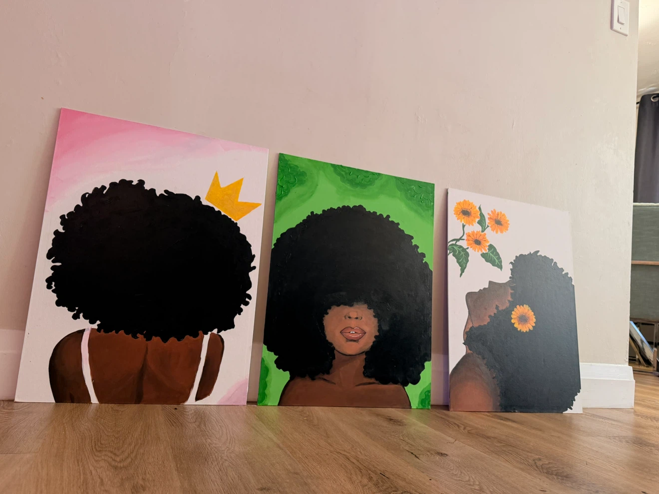 Afro Art Canvas Paintings