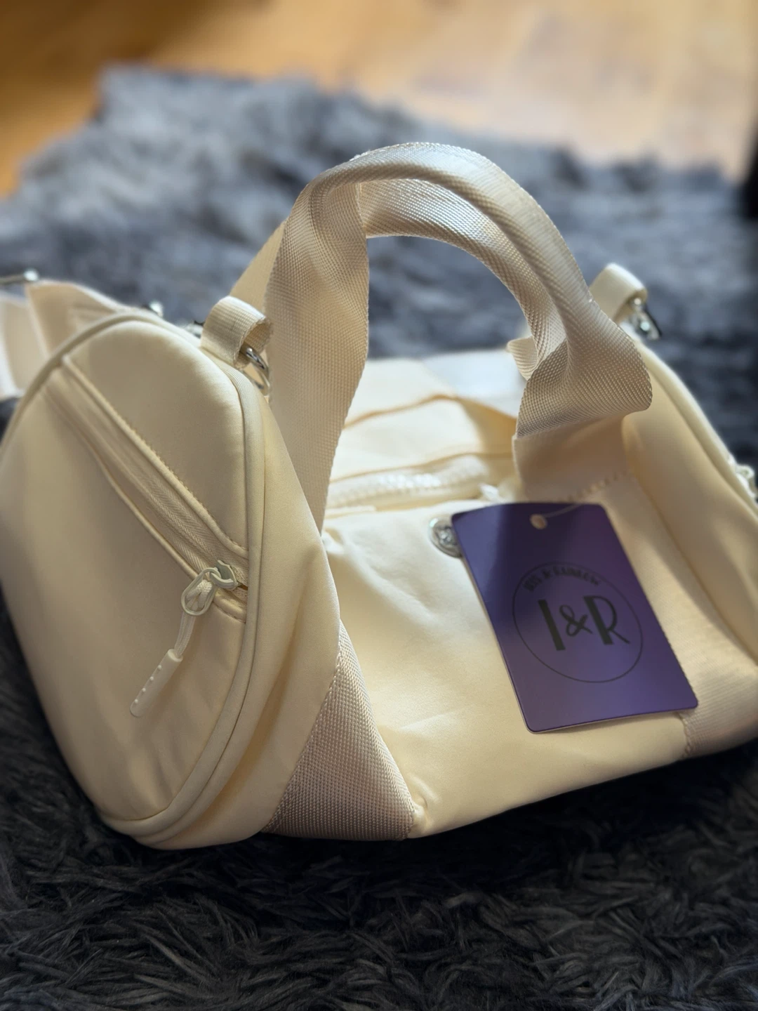 Cream Mini Duffle Bag - photo 4