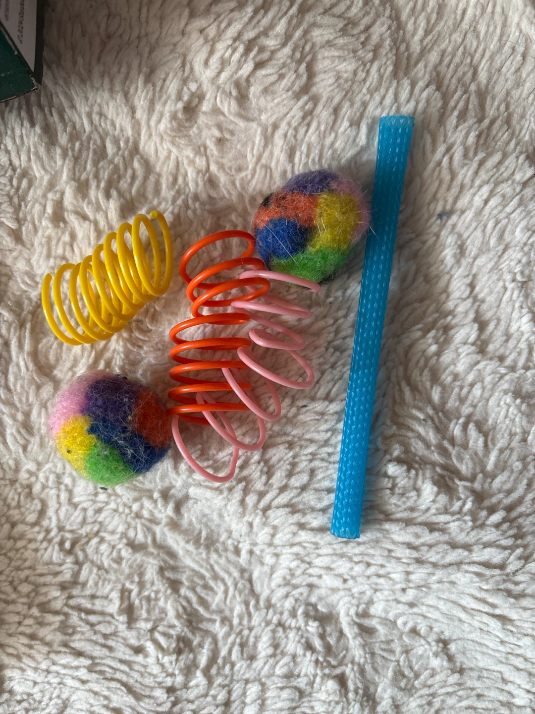 Cat Toy Set with Springs and Balls
